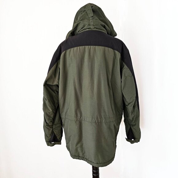 LL Bean Green and Black Jacket - Picture 5 of 5